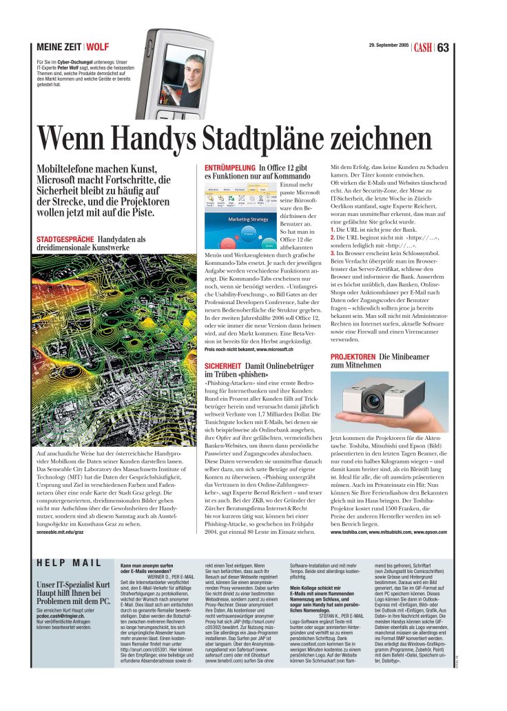 Wenn Handys Stadtpläne zeichnen