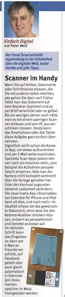 EinfachDigital Scanner im Handy