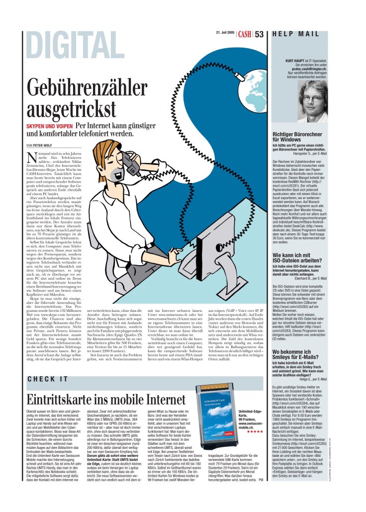 Gebührenzähler ausgetrickst