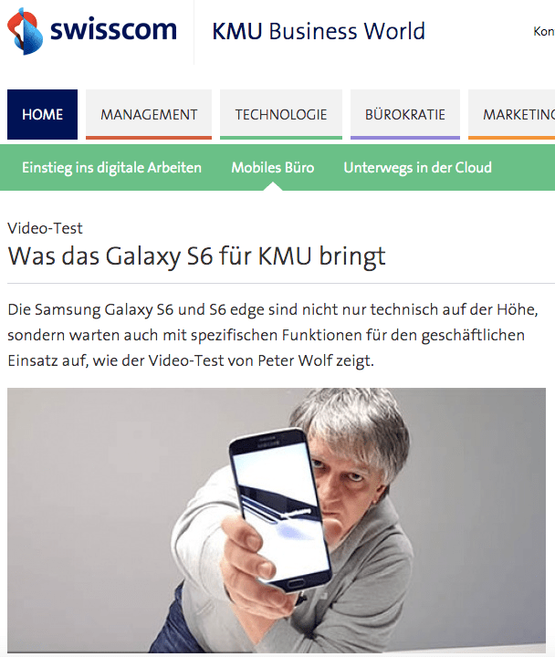 KMU Business World Samsung S6 a