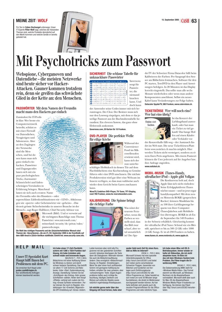 Mit Psychotricks zum Passwort